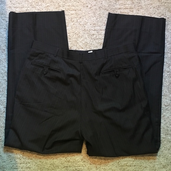 Billy Reid - Gray Pin-Striped Slacks - Picture 3 of 6